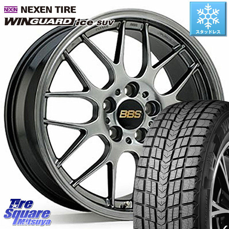 NEXEN ネクセン WINGUARD ice SUV ウィンガードアイス 2023年製 スタッドレスタイヤ 235/50R18 BBS RG-R 鍛造1ピース ホイール 18インチ 18 X 8.5J +36 5穴 114.3 アルファード