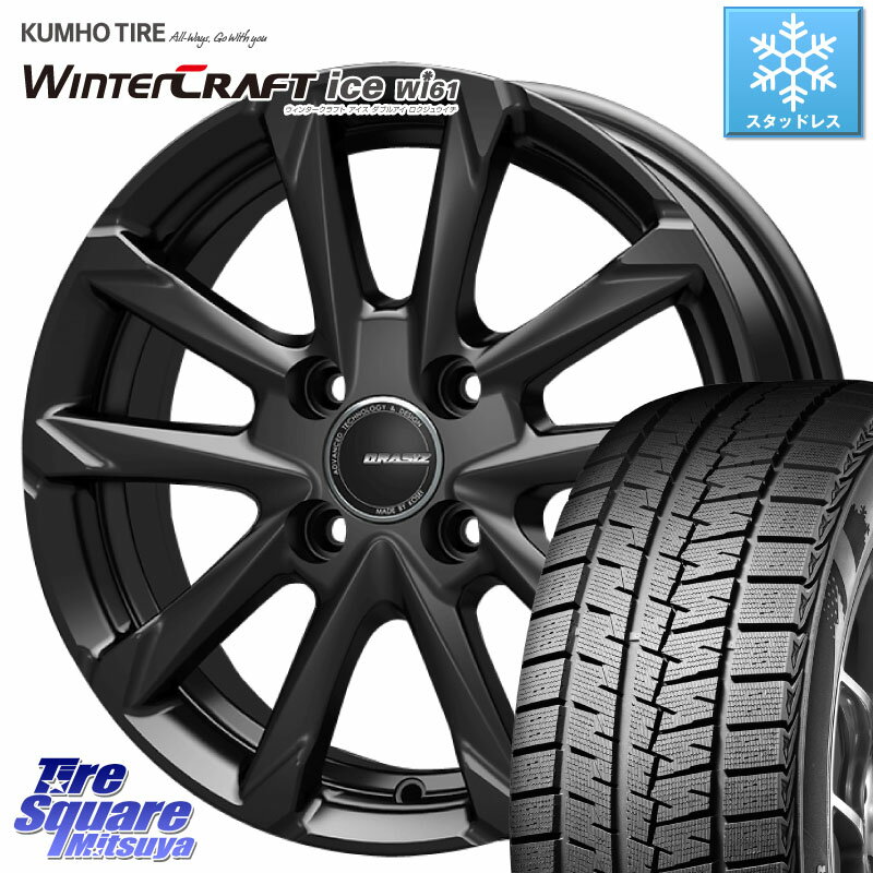 KUMHO WINTERCRAFT ice Wi61 󥿡ե 2022ǯ 饤ǥҸ åɥ쥹 205/55R16 KOSEI QGC602B QRASIZ GC36F 쥤 ۥ 16 16 X 6.0J +50 4 100 