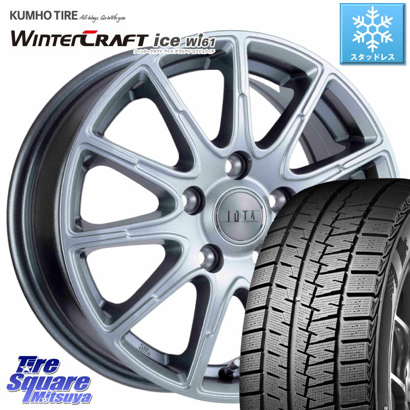 KUMHO WINTERCRAFT ice Wi61 󥿡ե 2023ǯ 饤ǥҸ åɥ쥹 195/60R16  TIRADO IOTA  ۥ 16 16 X 6.5J +48 5 100