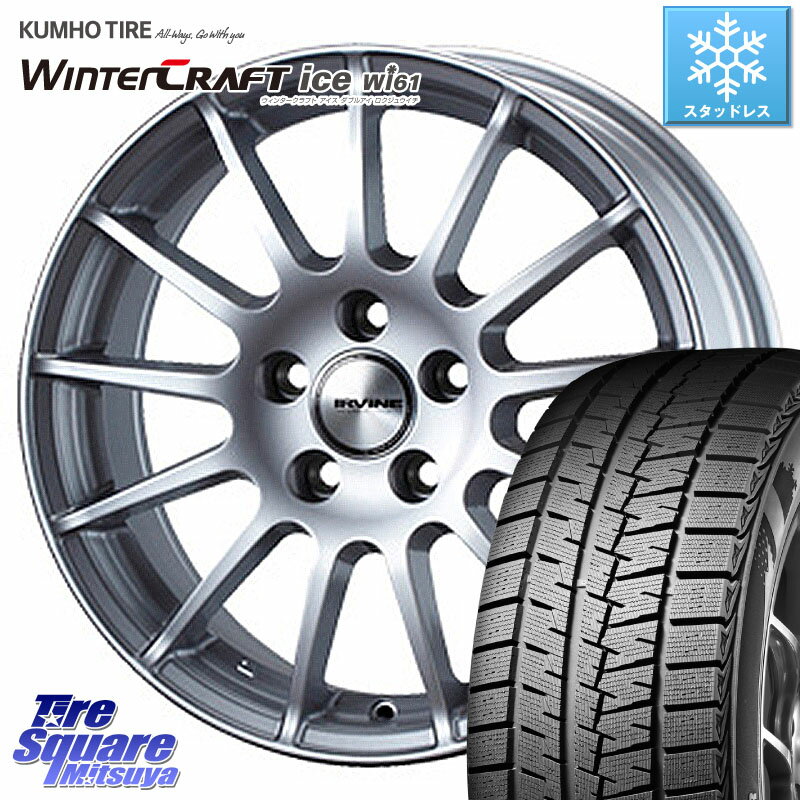 KUMHO WINTERCRAFT ice Wi61 󥿡ե Ҹ åɥ쥹 225/45R18 WEDS IR87549R/6 å IRVINE F01 ۥ 18 18 X 7.5J(MB W205) +49 5 112 륻ǥ٥ C饹