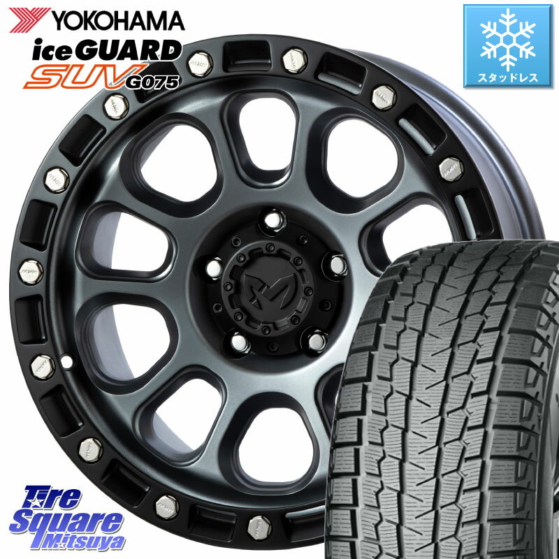 YOKOHAMA E5368 iceGUARD SUV G075 アイスガード ヨコハマ スタッドレス 285/70R17 MKW M204 ドライグレー 17インチ 17 X 8.0J +43 5穴 127 ジープ ラングラー JK JL