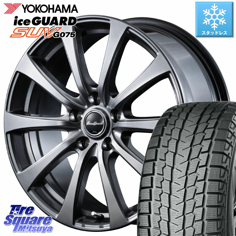 YOKOHAMA R1583 iceGUARD SUV G075 アイスガード ヨコハマ スタッドレス 205/70R15 MANARAY MID EuroSpeed G10 ホイール 15インチ 15 X 6.0J +52 5穴 114.3