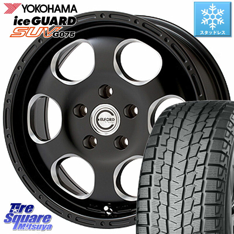 YOKOHAMA E5369 iceGUARD SUV G075 アイスガード ヨコハマ スタッドレス 255/75R17 MEIWA Blood Stock One Piece ホイール 17インチ 17 X 8.0J +35 5穴 127 ジープ ラングラー JK JL