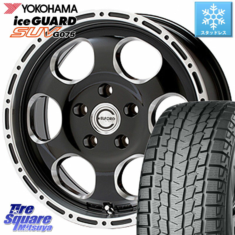 YOKOHAMA E5368 iceGUARD SUV G075 アイスガード ヨコハマ スタッドレス 285/70R17 MEIWA Blood Stock One Piece ホイール 17インチ 17 X 8.0J +35 5穴 127 ジープ ラングラー JK JL