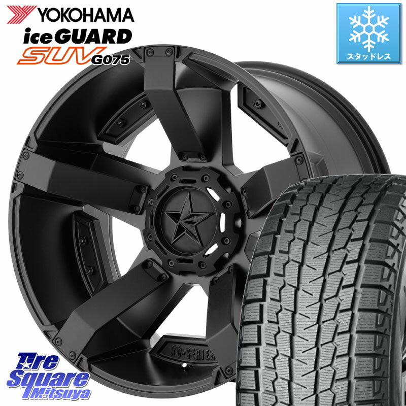 YOKOHAMA E5368 iceGUARD SUV G075 アイスガード ヨコハマ スタッドレス 285/70R17 KMC XD811 ROCKSTAR2 ホイール 17インチ 17 X 8.0J +35 5穴 127 ジープ ラングラー JK JL