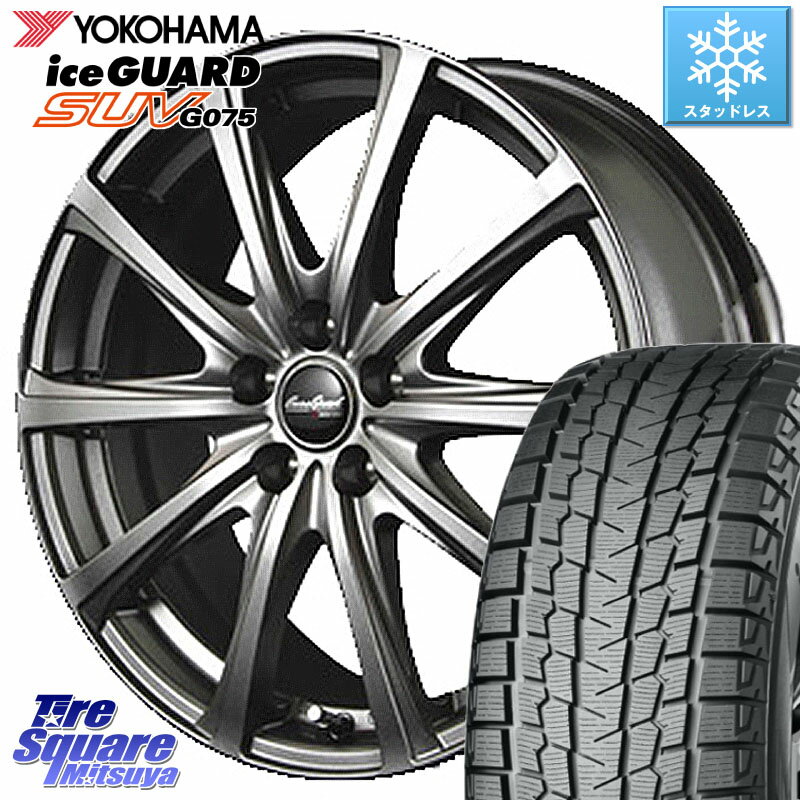 YOKOHAMA R1572 iceGUARD SUV G075 アイスガード ヨコハマ スタッドレス 215/70R16 MANARAY MID EuroSpeed ユーロスピード V25 ホイール 16インチ 16 X 6.5J +38 5穴 114.3 デリカ D5 D:5