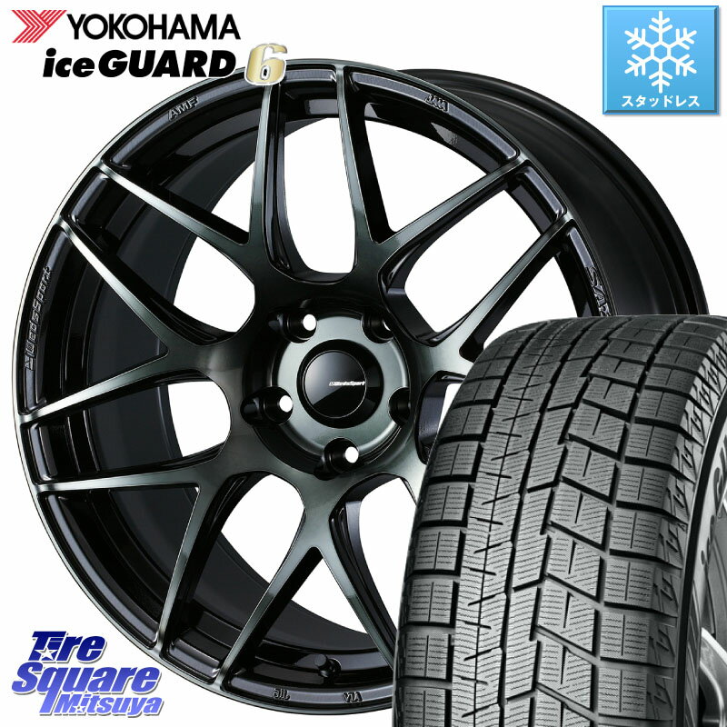 YOKOHAMA R6729 iceGUARD6 ig60 アイスガード ヨコハマ スタッドレス 195/60R17 WEDS 74166 SA-27R ウェッズ スポーツ WBC ホイール 17インチ 17 X 7.0J +40 5穴 114.3 プリウス