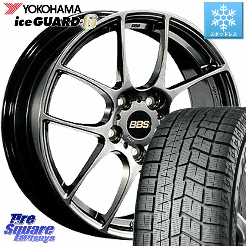 YOKOHAMA R2793 iceGUARD6 ig60 アイスガード ヨコハマ スタッドレス 215/45R17 BBS RF 鍛造1ピース DB ホイール 17インチ 17 X 7.0J +48 5穴 100 プリウス 86