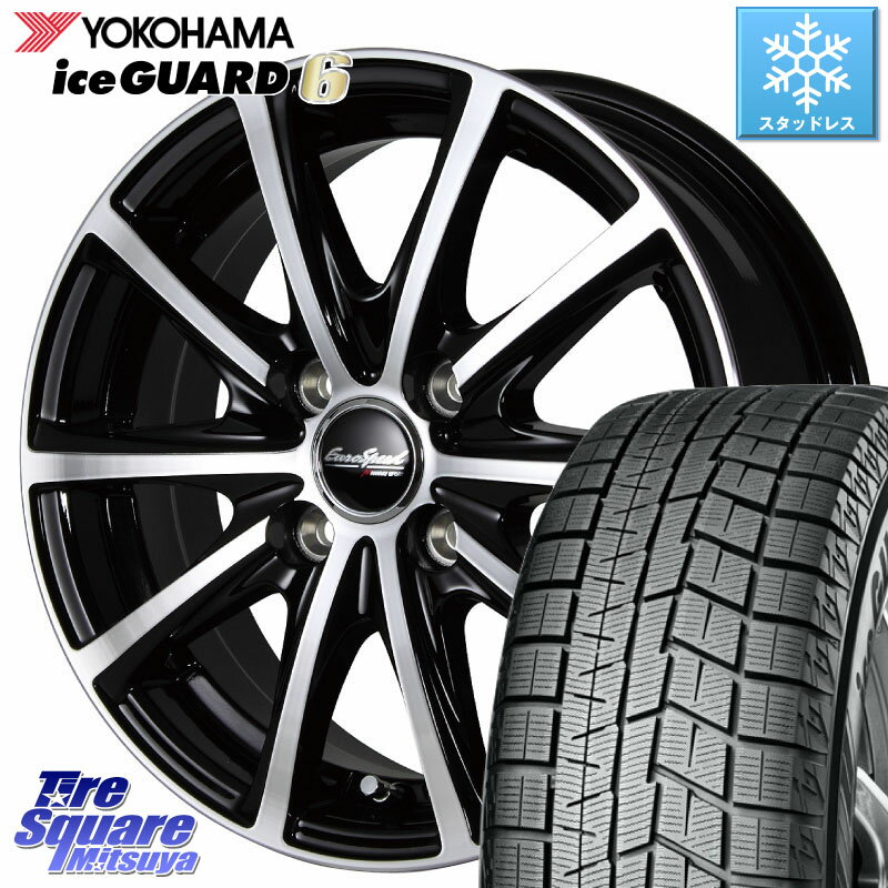 YOKOHAMA R2790 iceGUARD6 ig60 アイスガード ヨコハマ スタッドレス 155/70R13 MANARAY MID EUROSPEED V25 ホイール 13インチ 13 X 4.0J +43 4穴 100