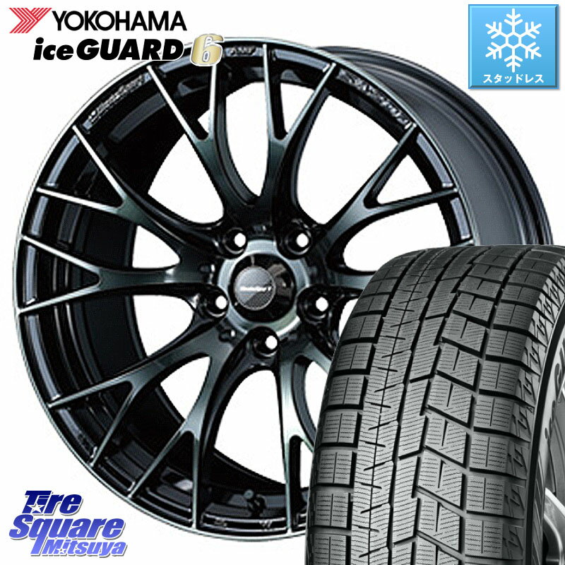 YOKOHAMA R2768 iceGUARD6 ig60 アイスガード ヨコハマ スタッドレス 215/55R17 WEDS 72728 SA-20R SA20R ウェッズ スポーツ ホイール 17インチ 17 X 7.0J +48 5穴 114.3 ヴェゼル カムリ