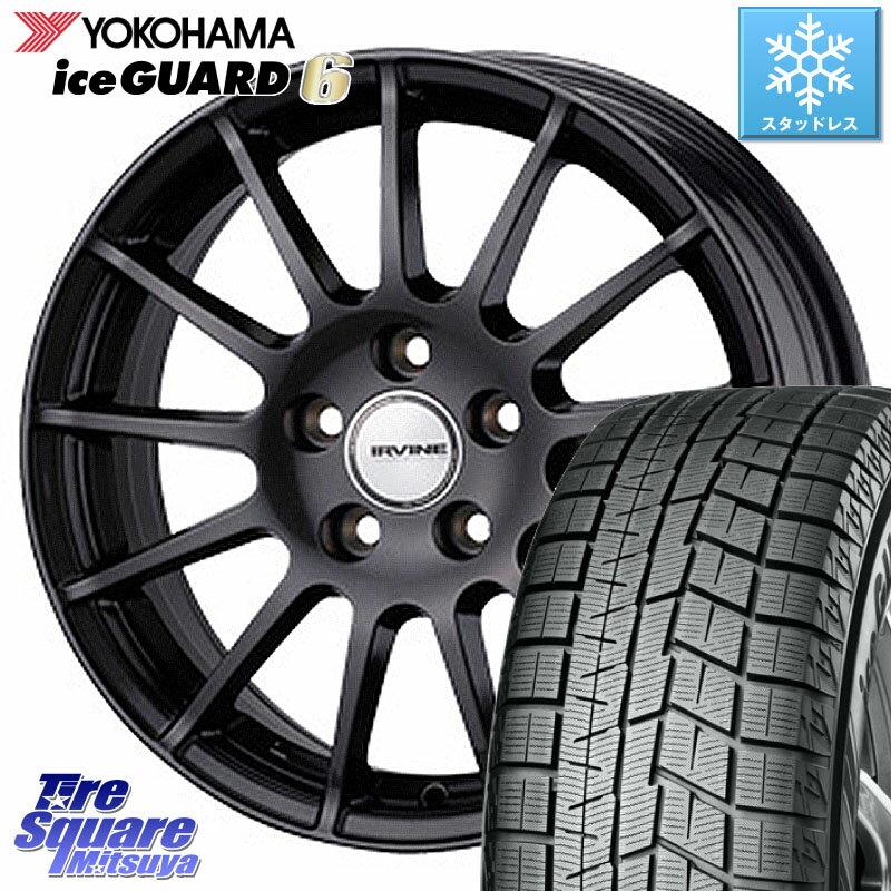 YOKOHAMA R2773 iceGUARD6 ig60 アイスガード ヨコハマ スタッドレス 215/60R17 WEDS IR77547R/6G ウェッズ IRVINE F01 ホイール 17インチ 17 X 7.5J(MB X156) +47 5穴 112