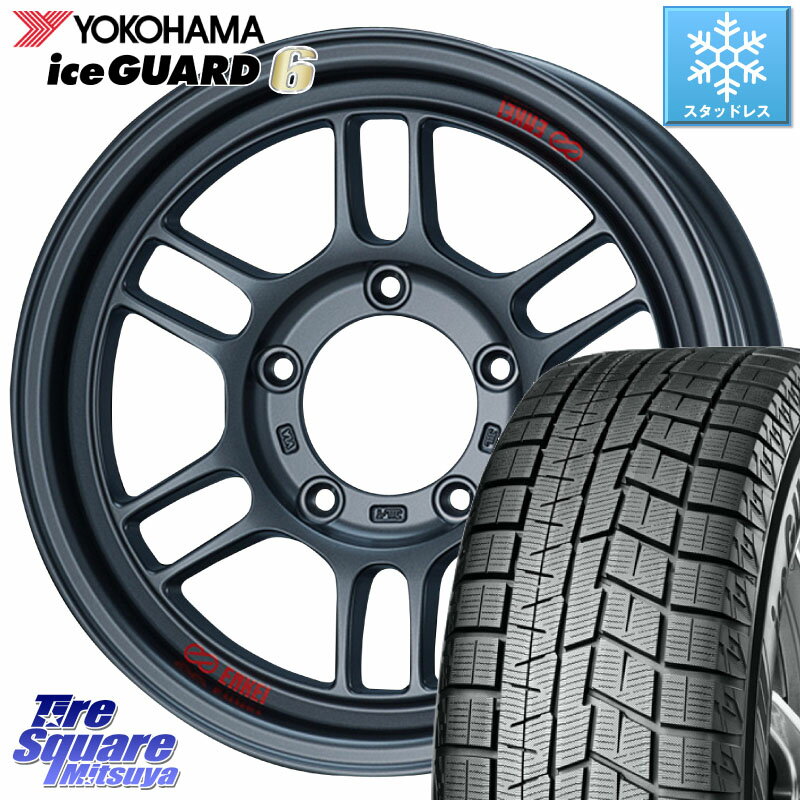 YOKOHAMA R2766 iceGUARD6 ig60 アイスガード ヨコハマ スタッドレス 215/65R16 ENKEI エンケイ ALLROAD RPT1 ガンメタ ジムニー ホイール 16インチ 16 X 5.5J +0 5穴 139.7 ジムニー