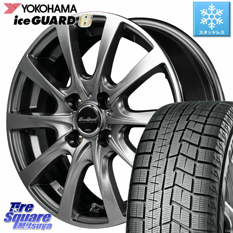 YOKOHAMA R2790 iceGUARD6 ig60 アイスガード ヨコハマ スタッドレス 155/70R13 MANARAY MID EuroSpeed F10 ホイール 4本 13インチ 13 X 4.0J +43 4穴 100