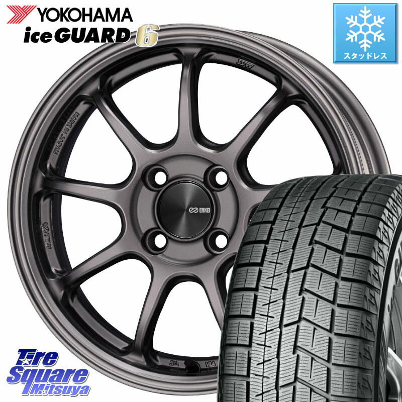 YOKOHAMA R2806 iceGUARD6 ig60 アイスガード ヨコハマ スタッドレス 165/55R15 KYOHO ENKEI エンケイ PerformanceLine PF09 ホイール 4本 15インチ 15 X 5.0J +45 4穴 100