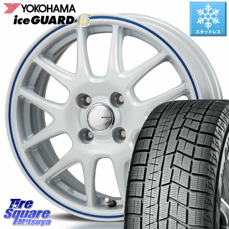 YOKOHAMA R2848 iceGUARD6 ig60 アイスガード ヨコハマ スタッドレス 185/70R14 MONZA JP STYLE Jefa ジェファ 14インチ 14 X 5.5J +40 4穴 100 アクア ノート