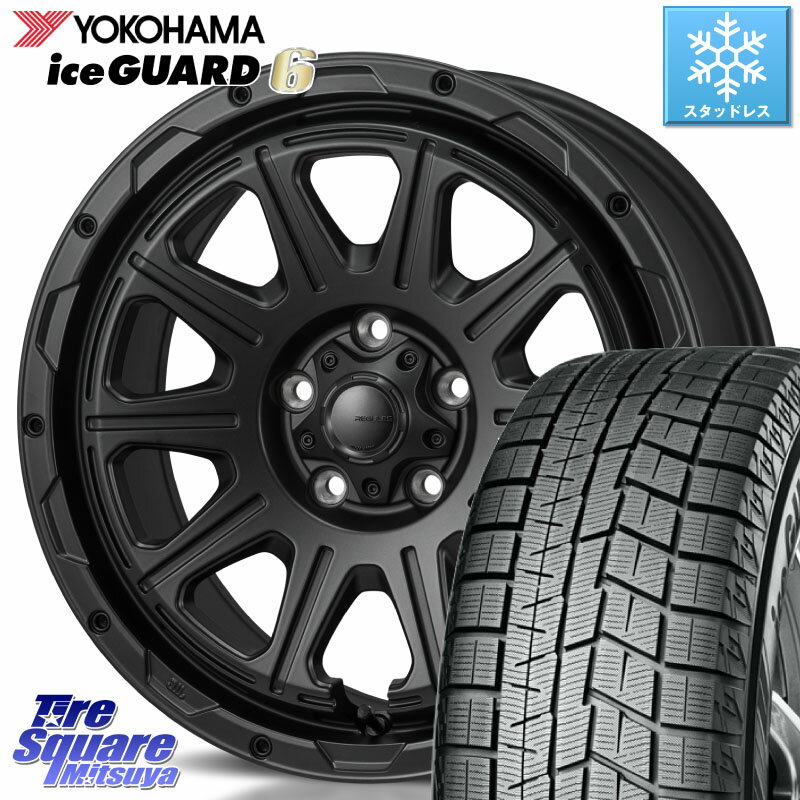 YOKOHAMA R2847 iceGUARD6 ig60 アイスガード ヨコハマ スタッドレス 215/50R17 MONZA HI-BLOCK REGULES BK 17インチ 17 X 7.5J +41 5穴 114.3 リーフ