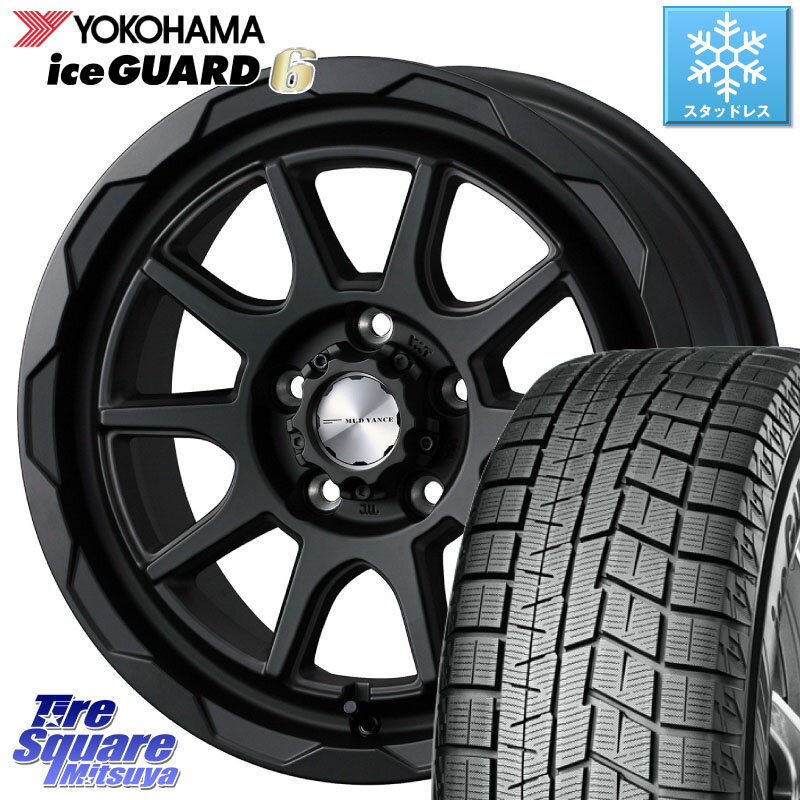 YOKOHAMA R2834 iceGUARD6 ig60 アイスガード ヨコハマ スタッドレス 195/60R16 WEDS マッドヴァンス 06 MUD VANCE 06 ホイール 16インチ 16 X 6.0J +40 5穴 100