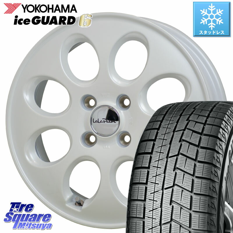 YOKOHAMA R2806 iceGUARD6 ig60 アイスガード ヨコハマ スタッドレス 165/55R15 HotStuff ララパーム LaLa Palm Oval ホイール 15 X 4.5J +45 4穴 100