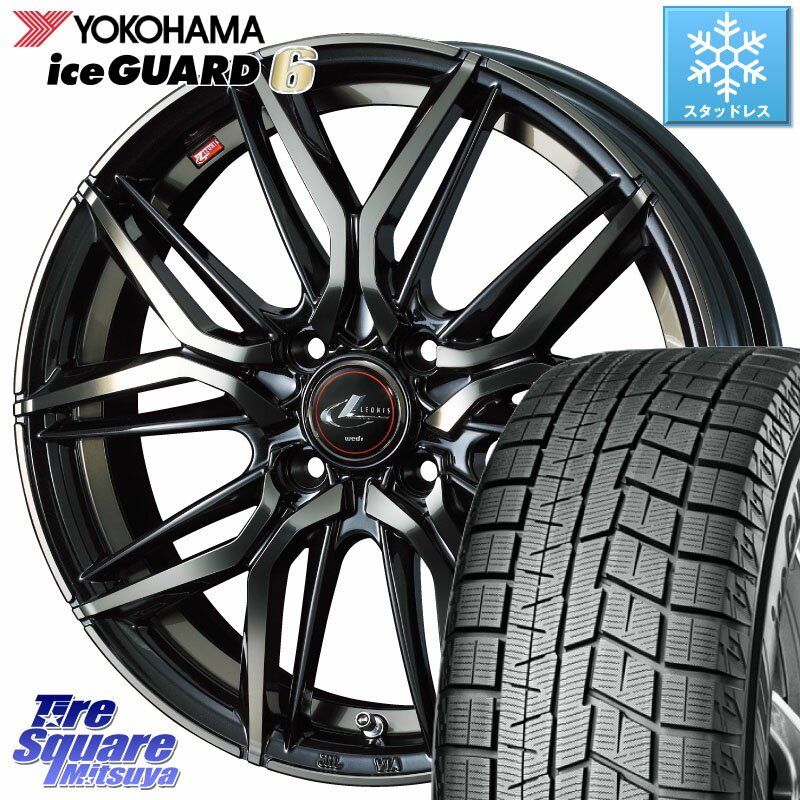 YOKOHAMA R2814 iceGUARD6 ig60 アイスガード ヨコハマ スタッドレス 165/65R15 WEDS 40773 レオニス LEONIS LM PBMCTI 15インチ 15 X 4.5J +45 4穴 100 ソリオ タフト デリカミニ