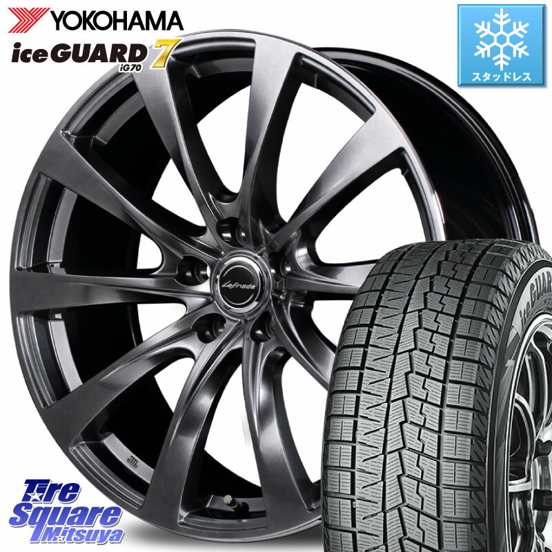 YOKOHAMA R7171 ice GUARD7 IG70 アイスガード スタッドレス 235/40R19 MANARAY MID Lefinada MOTION2 トヨタ・レクサス専用 ホイール 19 X 8.0J +45 5穴 114.3 カムリ