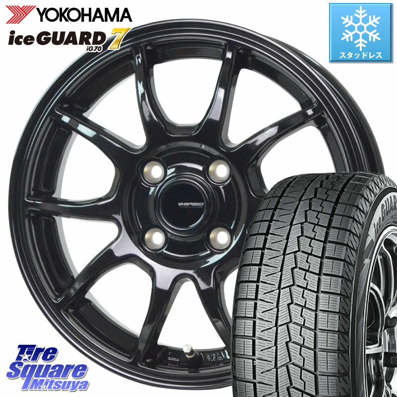 YOKOHAMA R7167 ice GUARD7 IG70 アイスガード スタッドレス 195/45R16 HotStuff G-SPEED G-06 G06 ホイール 16インチ 16 X 6.0J +45 4穴 100 ノート ルーミー