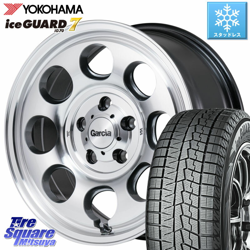 YOKOHAMA R7109 ice GUARD7 IG70 アイスガード スタッドレス 215/60R16 MANARAY MID Garcia Palm8 ガルシア パーム8 ホイール 16インチ 16 X 7.0J +40 5穴 114.3