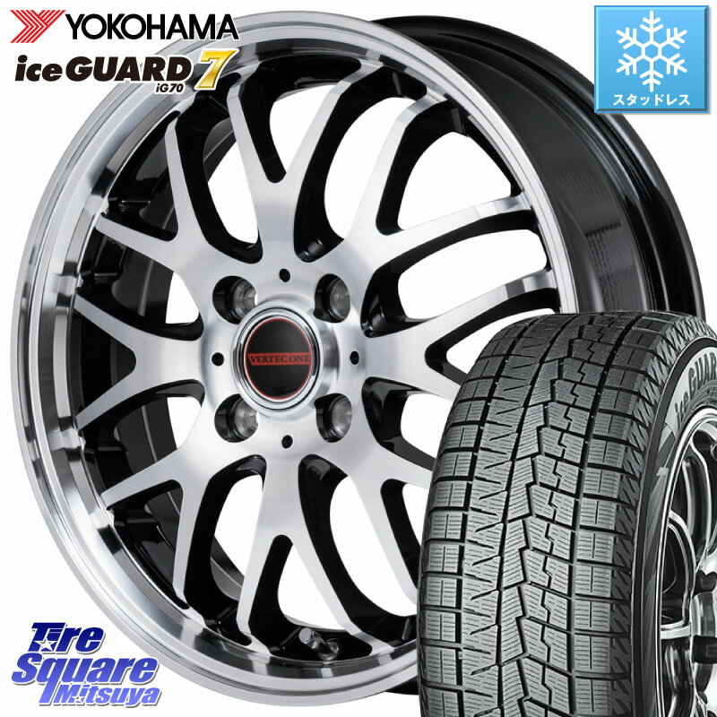 YOKOHAMA R7163 ice GUARD7 IG70 アイスガード スタッドレス 165/50R15 MANARAY MID VERTEC ONE EXE10 Vselection ホイール 15インチ 15 X 4.5J +45 4穴 100 コペン