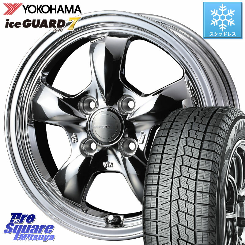 YOKOHAMA R7139 ice GUARD7 IG70 アイスガード スタッドレス 165/55R15 WEDS GYRAFT 5S ホイール 15インチ 15 X 5.5J +42 4穴 100