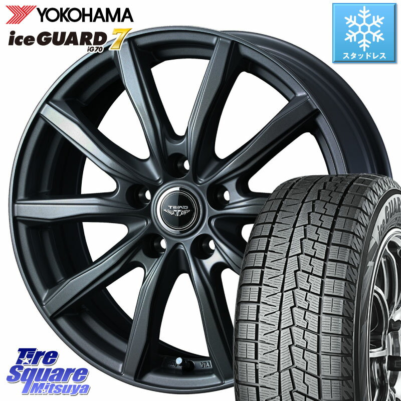 YOKOHAMA R7149 ice GUARD7 IG70 アイスガード スタッドレス 215/45R17 WEDS TEAD SH 特価 ホイール 17インチ 17 X 7.0J +48 5穴 100 プリウス 86