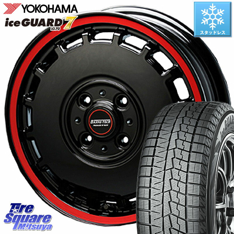 YOKOHAMA R7103 ice GUARD7 IG70 アイスガード スタッドレス 165/55R14 BLEST BAHNS TECH KT-Stream ホイール 14インチ 14 X 4.5J +45 4穴 100 ゼスト