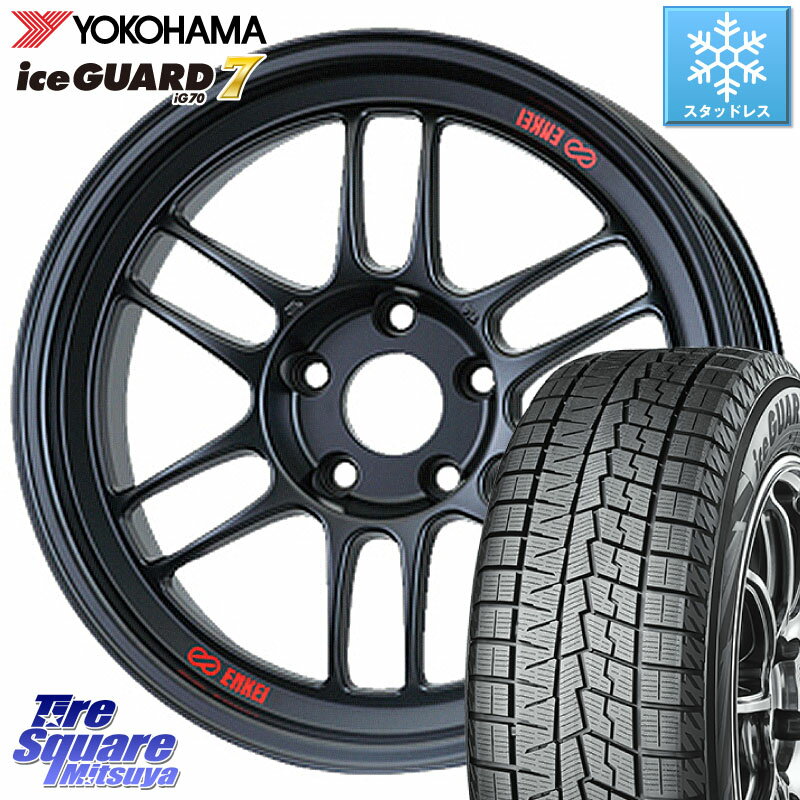 YOKOHAMA R8224 ice GUARD7 IG70 アイスガード スタッドレス 215/45R18 KYOHO ENKEI エンケイ Racing RPF1 ホイール 18 X 7.5J +48 5穴 100