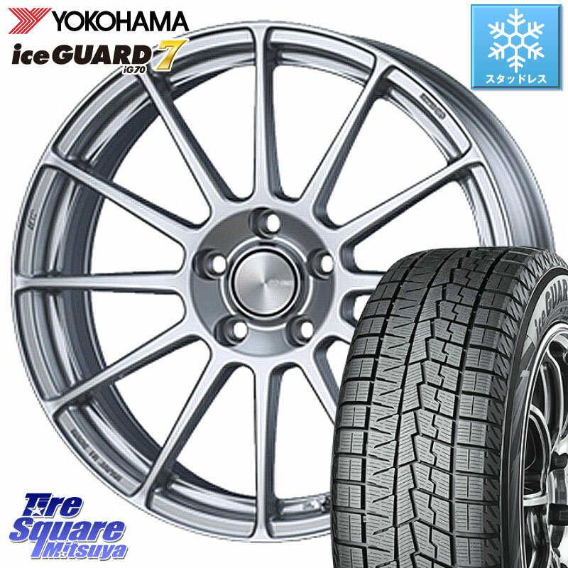 YOKOHAMA R7098 ice GUARD7 IG70 アイスガード スタッドレス 205/55R16 ENKEI エンケイ PerformanceLine PF03 ホイール 16 X 6.5J(MB W246) +45 5穴 112 メルセデスベンツ Bクラス