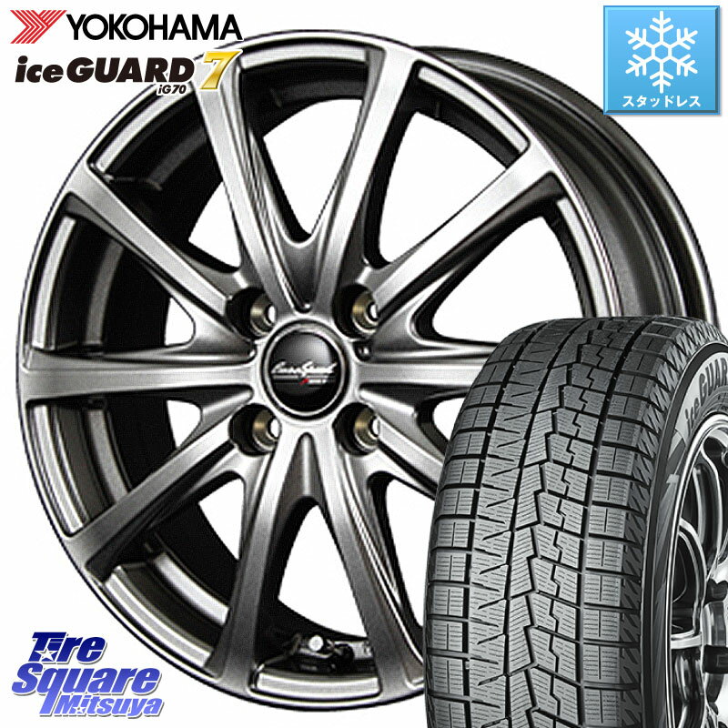 YOKOHAMA R7131 ice GUARD7 IG70 アイスガード スタッドレス 165/60R15 MANARAY MID EuroSpeed ユーロスピード V25 ホイール 15インチ 15 X 5.5J +40 4穴 100 ルーミー