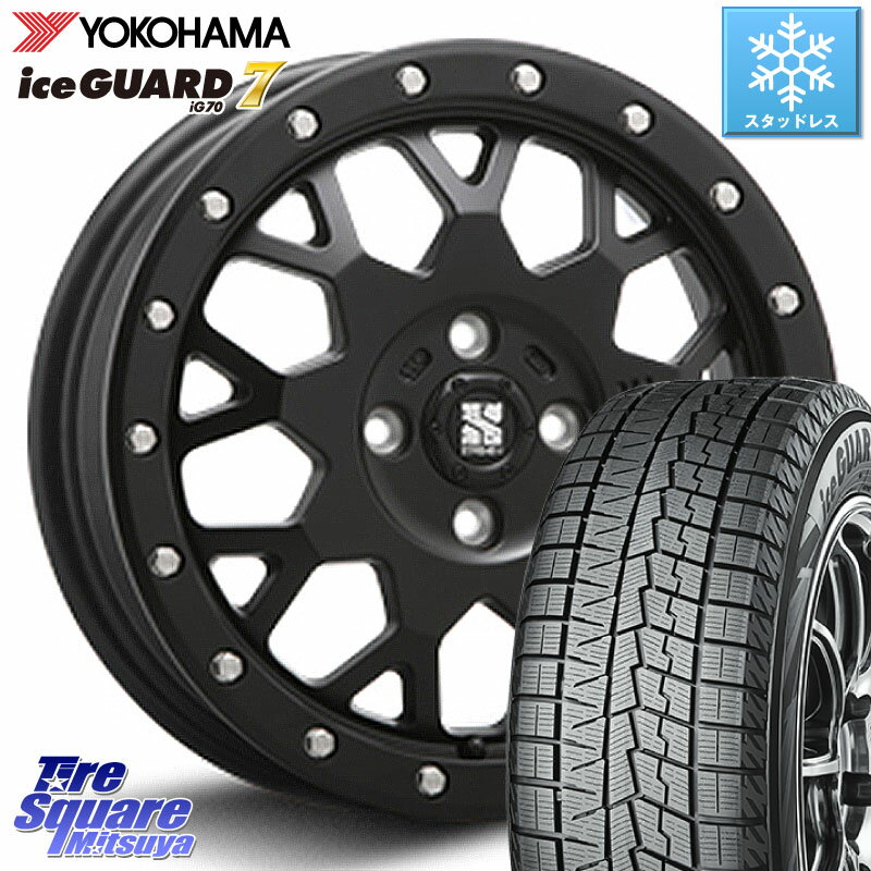 YOKOHAMA R7103 ice GUARD7 IG70 アイスガード スタッドレス 165/55R14 MLJ XJ04 XTREME-J エクストリームJ ホイール 14インチ 14 X 4.5J +43 4穴 100 ゼスト