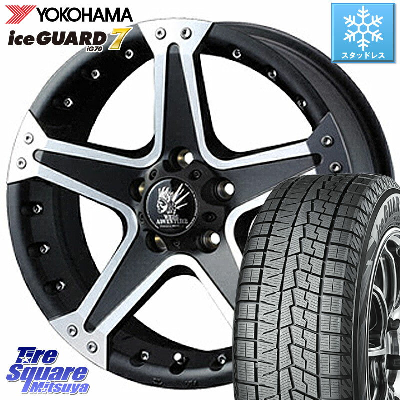 YOKOHAMA R7128 ice GUARD7 IG70 アイスガード スタッドレス 225/50R17 WEDS 36054 ウェッズ MUD VANCE 01 マッドヴァンス01 ホイール 17インチ 17 X 7.0J +40 5穴 114.3 WRX S4 RX-8