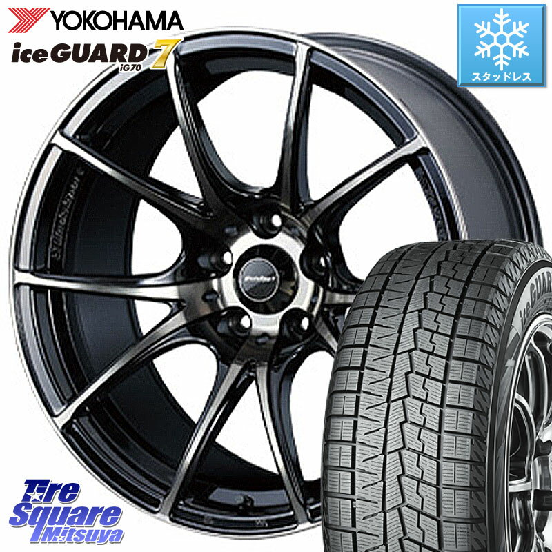 YOKOHAMA R8230 ice GUARD7 IG70 アイスガード スタッドレス 235/60R18 WEDS 72624 SA-10R SA10R ウェッズ スポーツ ホイール 18インチ 18 X 7.5J +35 5穴 114.3 RAV4 エクストレイル デリカ D5 D:5 RX