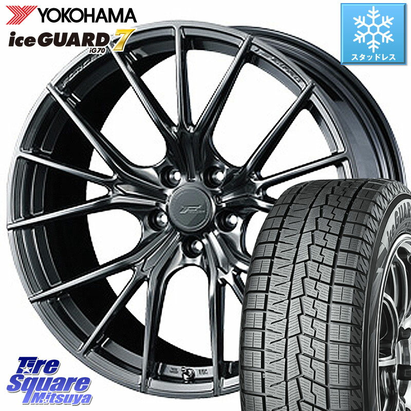 YOKOHAMA R8224 ice GUARD7 IG70 アイスガード スタッドレス 215/45R18 WEDS F ZERO FZ-1 FZ1 鍛造 FORGED ホイール18インチ 18 X 7.5J +48 5穴 114.3 MAZDA3 リーフ VOXY