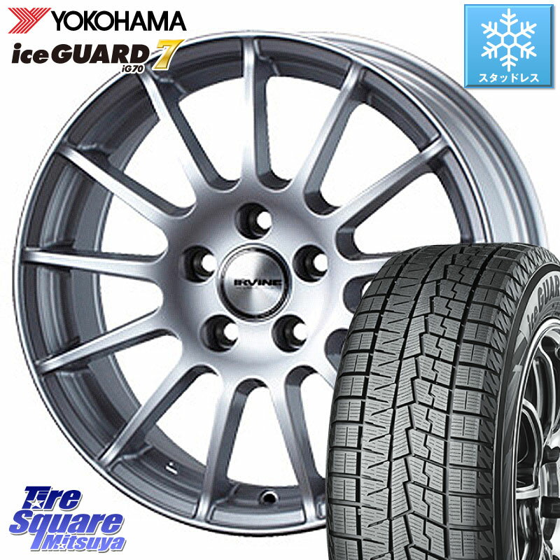 YOKOHAMA R8230 ice GUARD7 IG70 アイスガード スタッドレス 235/60R18 WEDS IR87545V ウェッズ IRVINE F01 ホイール 18インチ 18 X 7.5J(LANDROVER EVOQUE LZ2) +45 5穴 108 ランドローバー イヴォーク