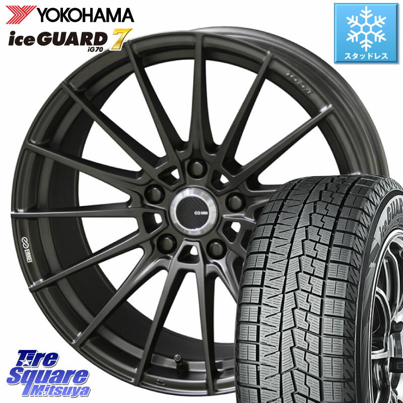 YOKOHAMA R7171 ice GUARD7 IG70 アイスガード スタッドレス 235/40R19 KYOHO 【欠品次回5月末】ENKEI TUNING FC01 ホイール 4本 19インチ 19 X 8.0J +48 5穴 114.3 カムリ