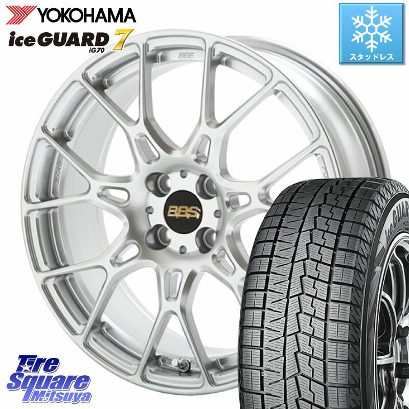 YOKOHAMA R7149 ice GUARD7 IG70 アイスガード スタッドレス 215/45R17 ASSO BBS INTERSPEED IS701 ダイヤモンドシルバー 17 X 7.0J(ALFAROMEO MITO 955) +35 4穴 98 アルファロメオ MITO ミト