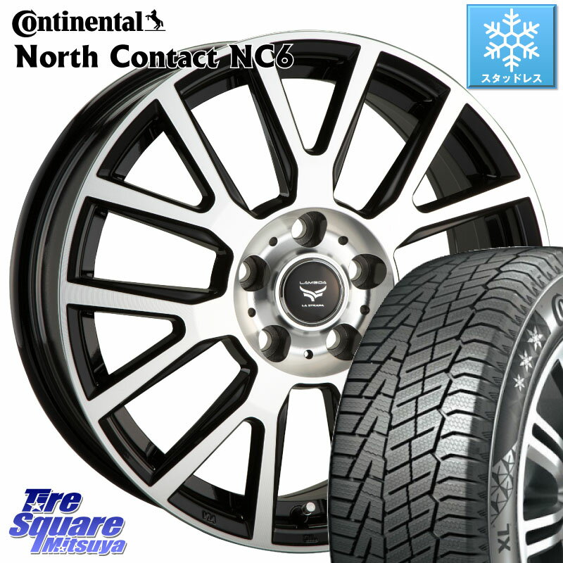 コンチネンタル NorthContact NC6 ノースコンタクト スタッドレス 235/65R17 阿部商会 ティラード ラムダ 17 X 7.0J +48 5穴 114.3