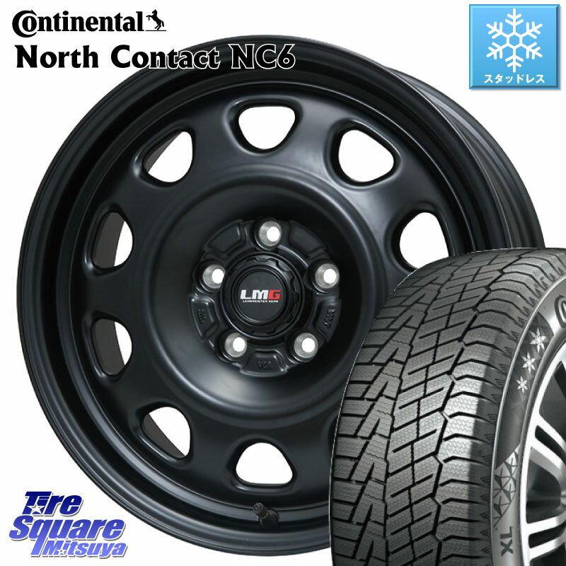 コンチネンタル NorthContact NC6 ノースコンタクト スタッドレス 215/50R17 LEHRMEISTER レアマイスター LMG OFF STYLE ホイール 17インチ 17 X 7.0J +45 5穴 114.3 MAZDA3 リーフ レヴォーグ