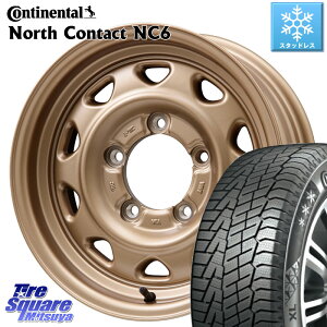 コンチネンタル NorthContact NC6 ノースコンタクト スタッドレス 215/65R16 LEHRMEISTER レアマイスター LMG OFF STYLE ホイール 16インチ 16 X 5.5J +20 5穴 139.7 ジムニー