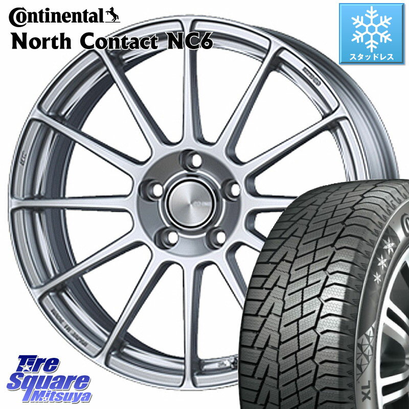 コンチネンタル NorthContact NC6 ノースコンタクト スタッドレス 195/60R16 KYOHO ENKEI エンケイ PerformanceLine PF03 ホイール 16 X 6.5J +45 5穴 114.3