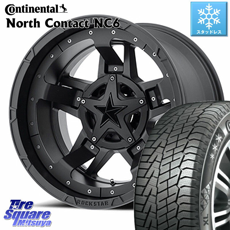 コンチネンタル NorthContact NC6 ノースコンタクト スタッドレス 225/60R17 KMC XD827 ROCKSTAR3 ホイール 17インチ 17 X 8.0J(US) +35 5穴 114.3