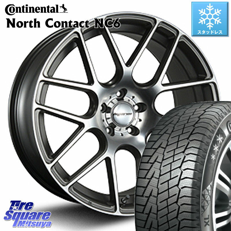 コンチネンタル NorthContact NC6 ノースコンタクト スタッドレス 245/45R19 MLJ hyperion ハイペリオン CVM ホイール 19インチ 19 X 8.5J +45 5穴 114.3 デリカ D5 D:5