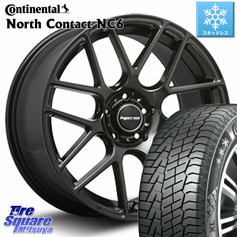 コンチネンタル NorthContact NC6 ノースコンタクト スタッドレス 245/45R19 MLJ hyperion ハイペリオン CVM ホイール 19インチ 19 X 8.5J +45 5穴 114.3 デリカ D5 D:5