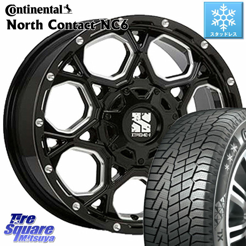 コンチネンタル NorthContact NC6 ノースコンタクト スタッドレス 215/55R17 MLJ XJ06 XTREME-J エクストリームJ ホイール 17インチ 17 X 7.5J +35 5穴 114.3 RX-8