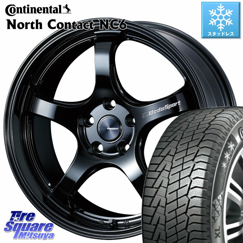 コンチネンタル NorthContact NC6 ノースコンタクト スタッドレス 245/45R19 WEDS 72919 RN-05M ウェッズ スポーツ ホイール 19インチ 19 X 8.5J +45 5穴 114.3