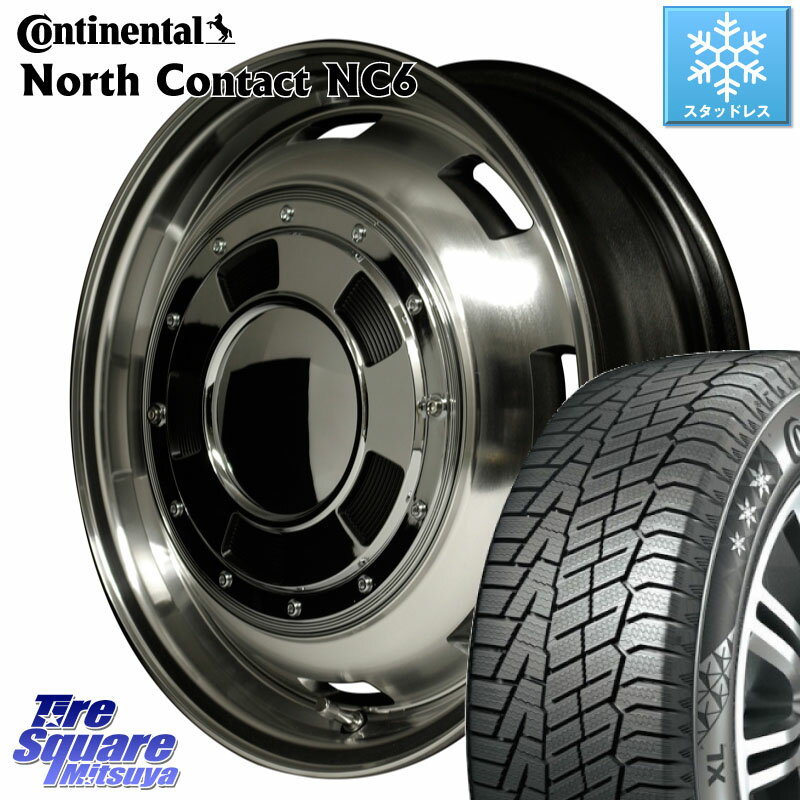 コンチネンタル NorthContact NC6 ノースコンタクト スタッドレス 165/55R15 MANARAY MID Garcia CISCO ガルシア シスコ 15インチ 15 X 4.5J +45 4穴 100